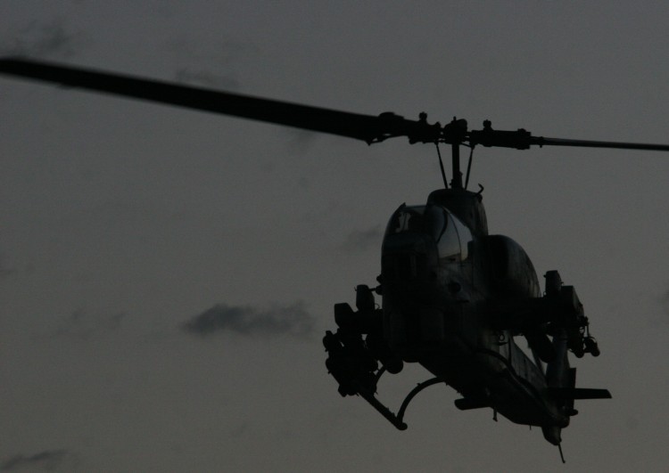 United States Marine Corps AH-1W Super Cobra Helicopter