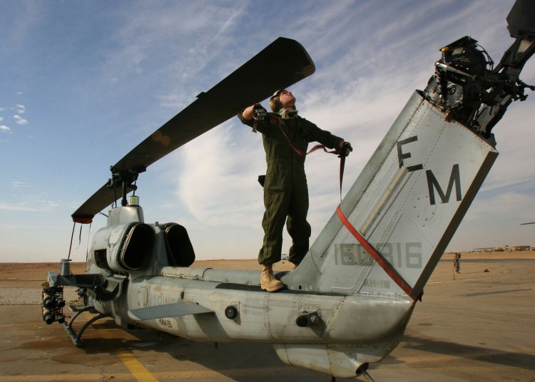 U.S.M.C. AH-1W Super Cobra Helicopter