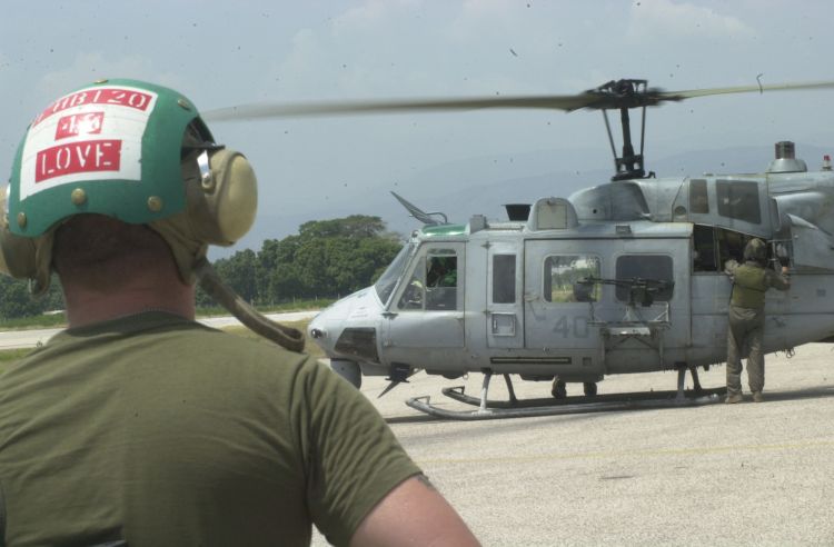 USMC UH-1N Huey Helicopter