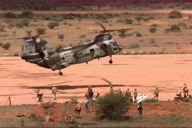 Image: U.S. Marine Corps CH-46 Sea Knight helicopter