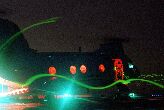 Image: A CH-46 Sea Knight is readied for night launch from the USS Nassau.