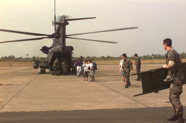 Image: U.S. Air Force MH-53 Pavelow helicopter