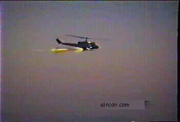 UH-1M Night rocket fire #1