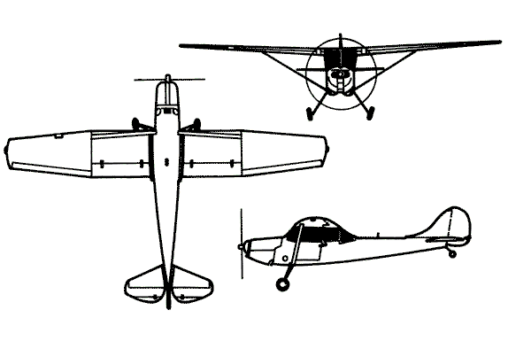 Drawing: O-1 Bird Dog