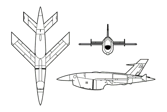 Drawing: BQM-34 Firebee